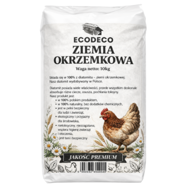 Ziemia Okrzemkowa Diatomit dla zwierząt hodowlanych 10kg