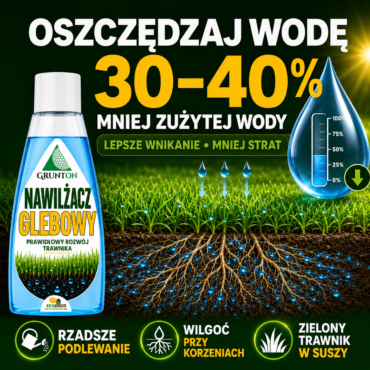 nawilżacz glebowy na trawnik oszczędnść wody