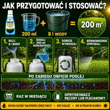 nawilżacz glebowy na trawnik stosowanie